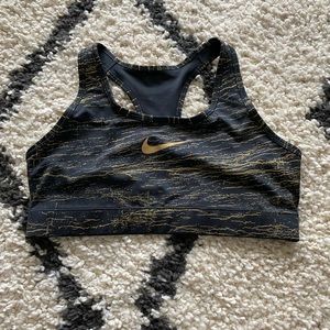 RARE Nike Metallic Sports Bra